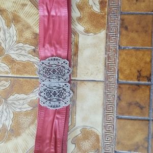 VINTAGE adjustable leather belt